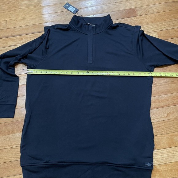 Travis Mathew Mens Newport 1/4 Zip Fleece Pullover Sweater Size XL NEW WITH TAGS - Picture 6 of 11